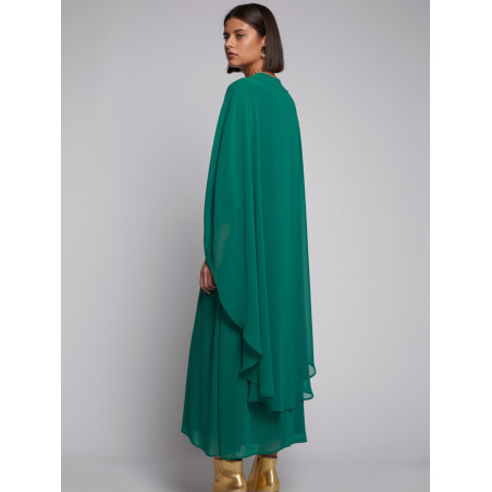 VESTIDO ALESSIA GREEN CHIFFON