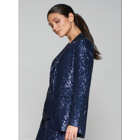CHAQUETA LENTEJUELAS NAVY