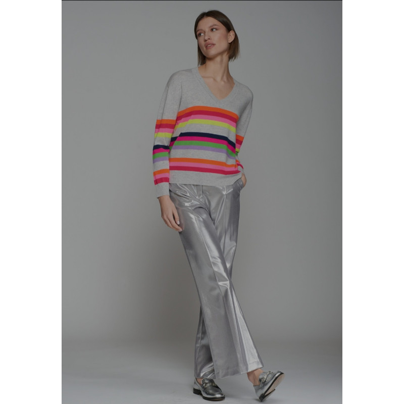 PANTALON PLATA FRANELA...