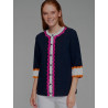 CARDIGAN PUNTO MARINO ONDULINA