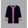 CARDIGAN PUNTO MARINO ONDULINA