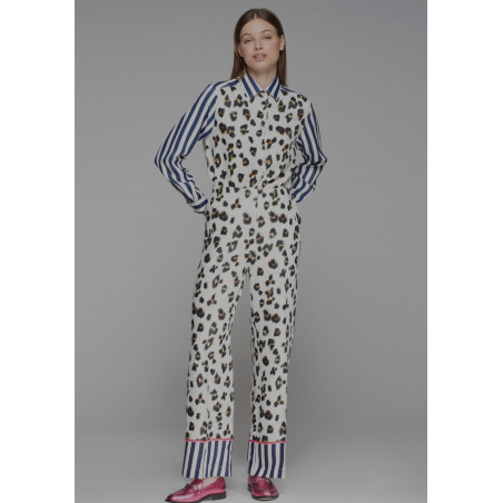 PANTALON FLUIDO LEOPARDO RAYAS