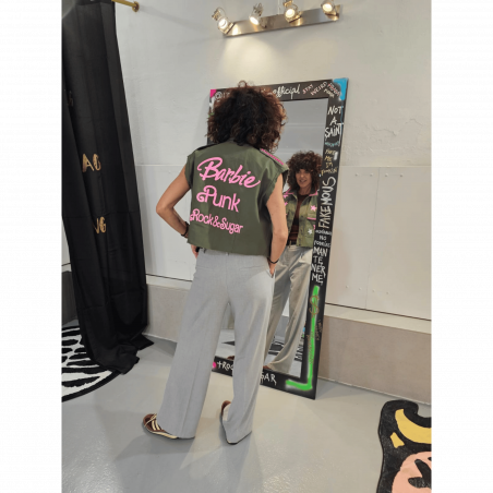 Chaleco Barbie Punk