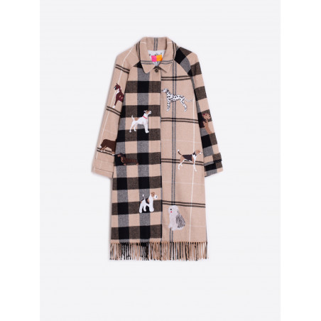Abrigo Berenice cuadros de lana