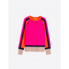 Jersey de punto pink, orange, navy