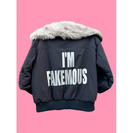 Abrigo I'm Fakemous reversible