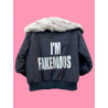 Abrigo I'm Fakemous reversible