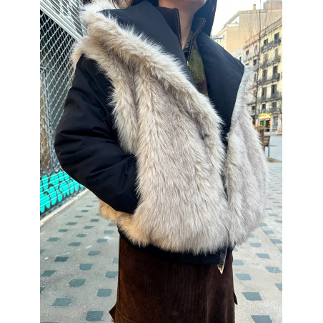 Abrigo I'm Fakemous reversible