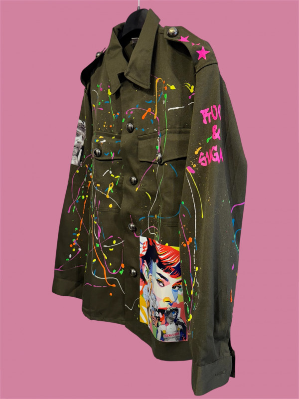 Chaqueta militar Make Art...