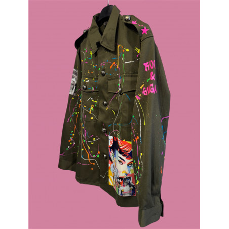 Chaqueta militar Make Art ReDone by R&S