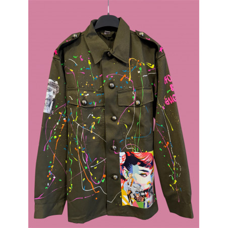 Chaqueta militar Make Art ReDone by R&S