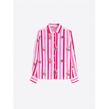 CAMISA RAYAS Y LEOPARDOS