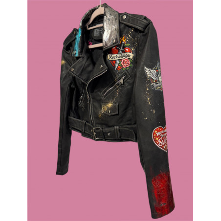 Biker R&S metalizada Silver/gold