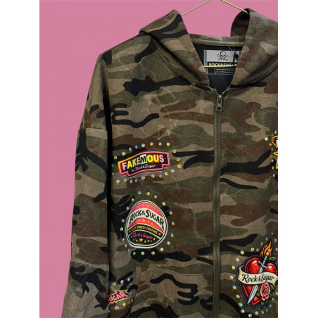 Hoodie Camu Fkng Star