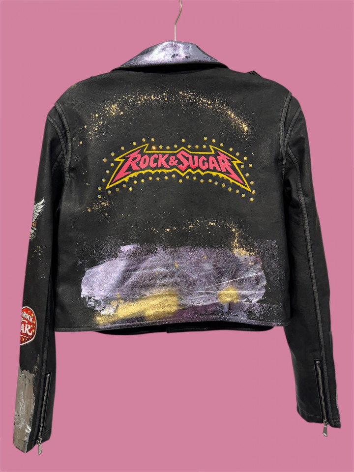 BIKER R&S METALIZADA LILA