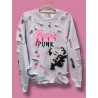 Barbie Punk Sudadera Destroyed