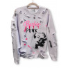 Barbie Punk Sudadera Destroyed