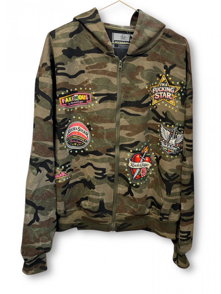 Hoodie Camu Fkng Star