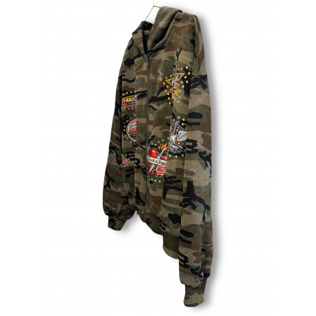 Hoodie Camu Fkng Star