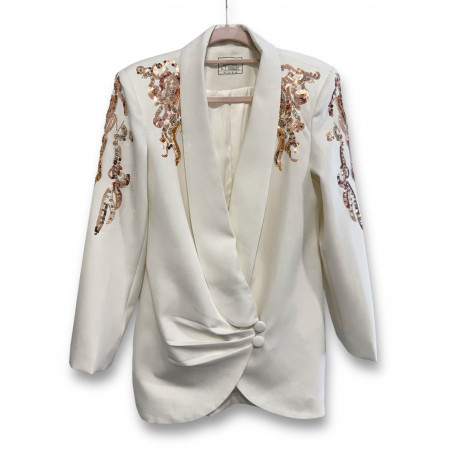 Vestido-Blazer Crudo