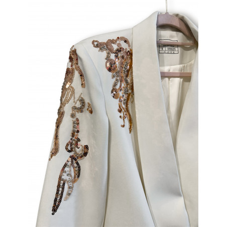 Vestido-Blazer Crudo