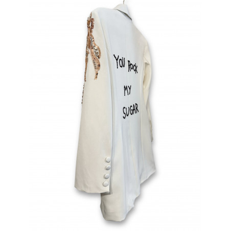 Vestido-Blazer Crudo