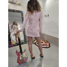 Vestido-blazer rosa