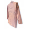 Vestido-blazer rosa