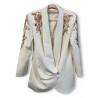 Vestido-Blazer crudo