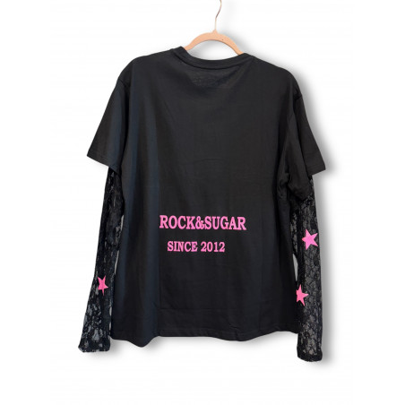 Camiseta Fkng Star Encaje