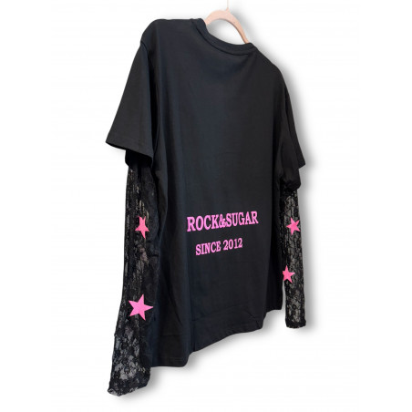 Camiseta Fkng Star Encaje