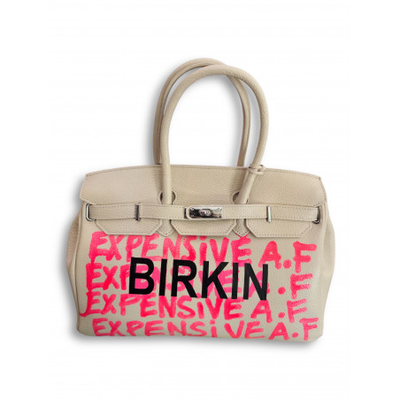 Bolso Expensive AF beige