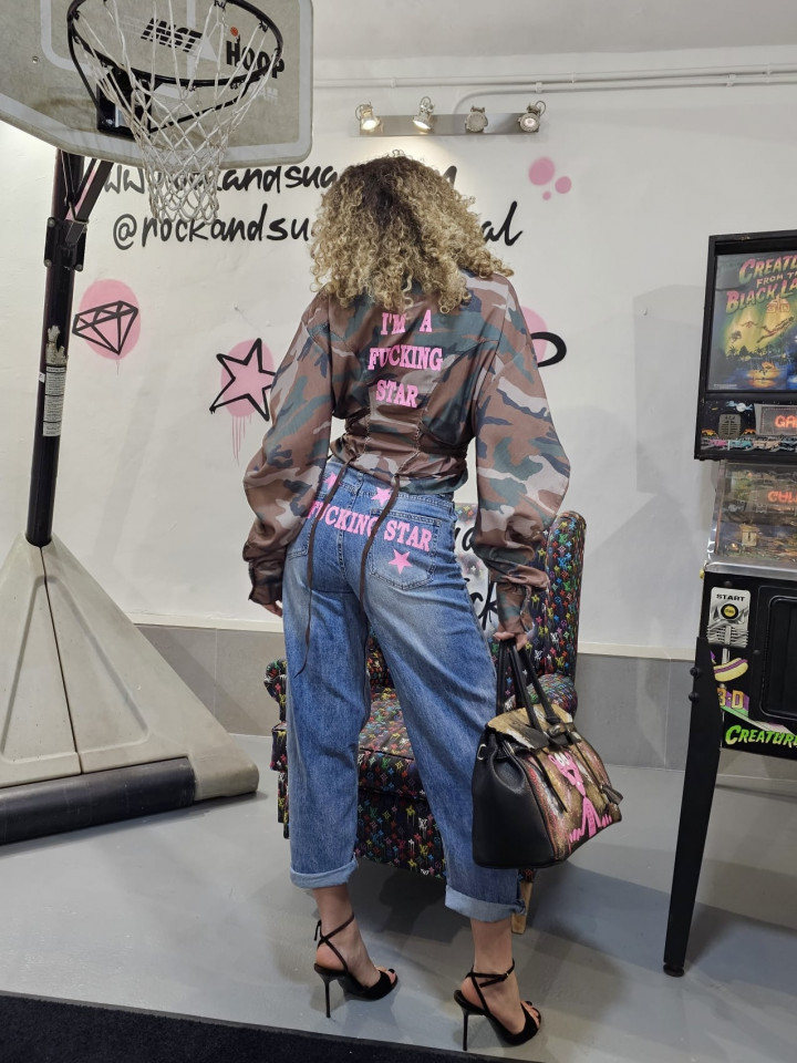 Camisa Camu Fkng Star Pink