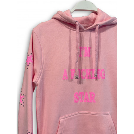 Sudadera Fkng Star Pink