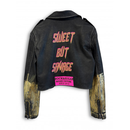 Biker Sweet But Savage Gold