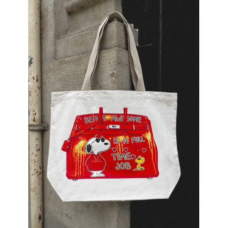 Tote bag being me