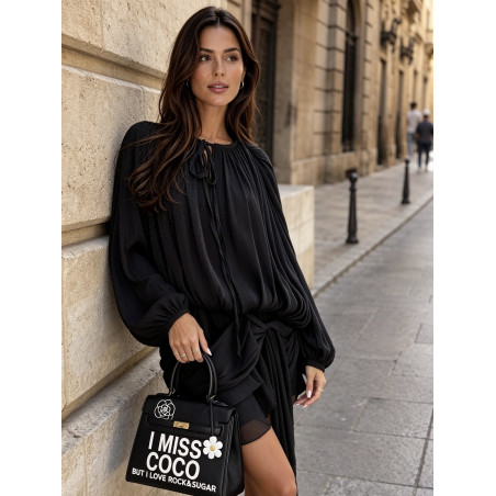 Meeting You Dress Black