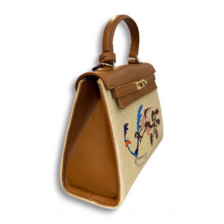 Bolso rafia Coyote y Correcaminos