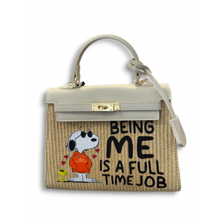 Bolso Rafia Snoopy