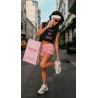 Camiseta Cropped Tachas