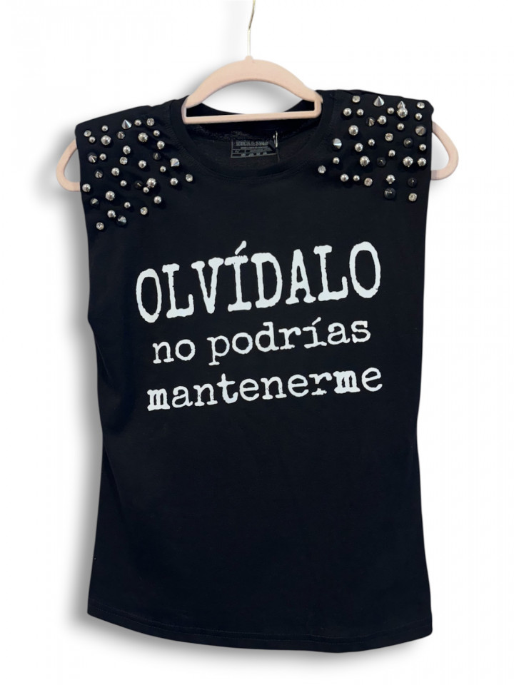 Camiseta Olvídalo Negra...