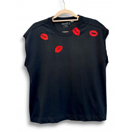 Camiseta Kisses Sin Mangas