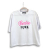Camiseta Barbie Punk White