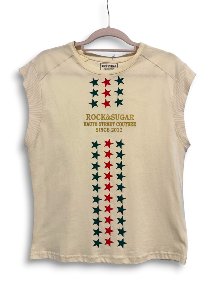 Camiseta stars butter yellow