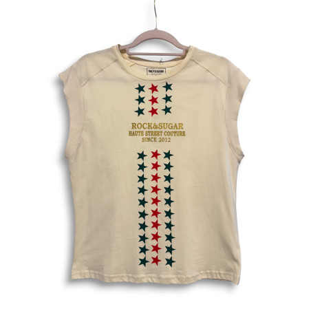 Camiseta stars butter yellow