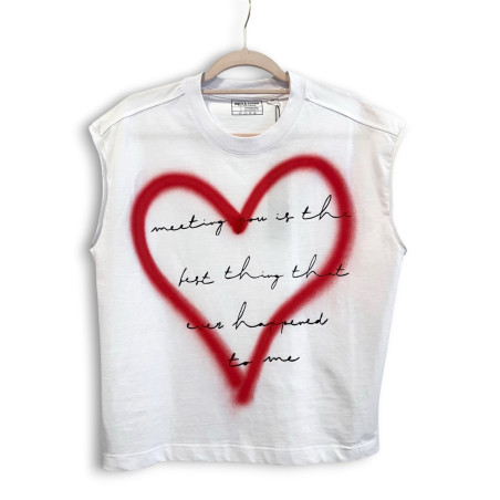 Camiseta Meeting You sin mangas