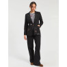 CHAQUETA NEGRO CUPIDO BORDADO