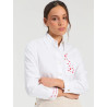 CAMISA ESPIGA BLANCA BORDADO CORAZON