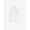 CAMISA ESPIGA BLANCA BORDADO CORAZON