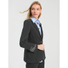 CHAQUETA GRIS RAYA DIPLOMATICA VERDE LUREX